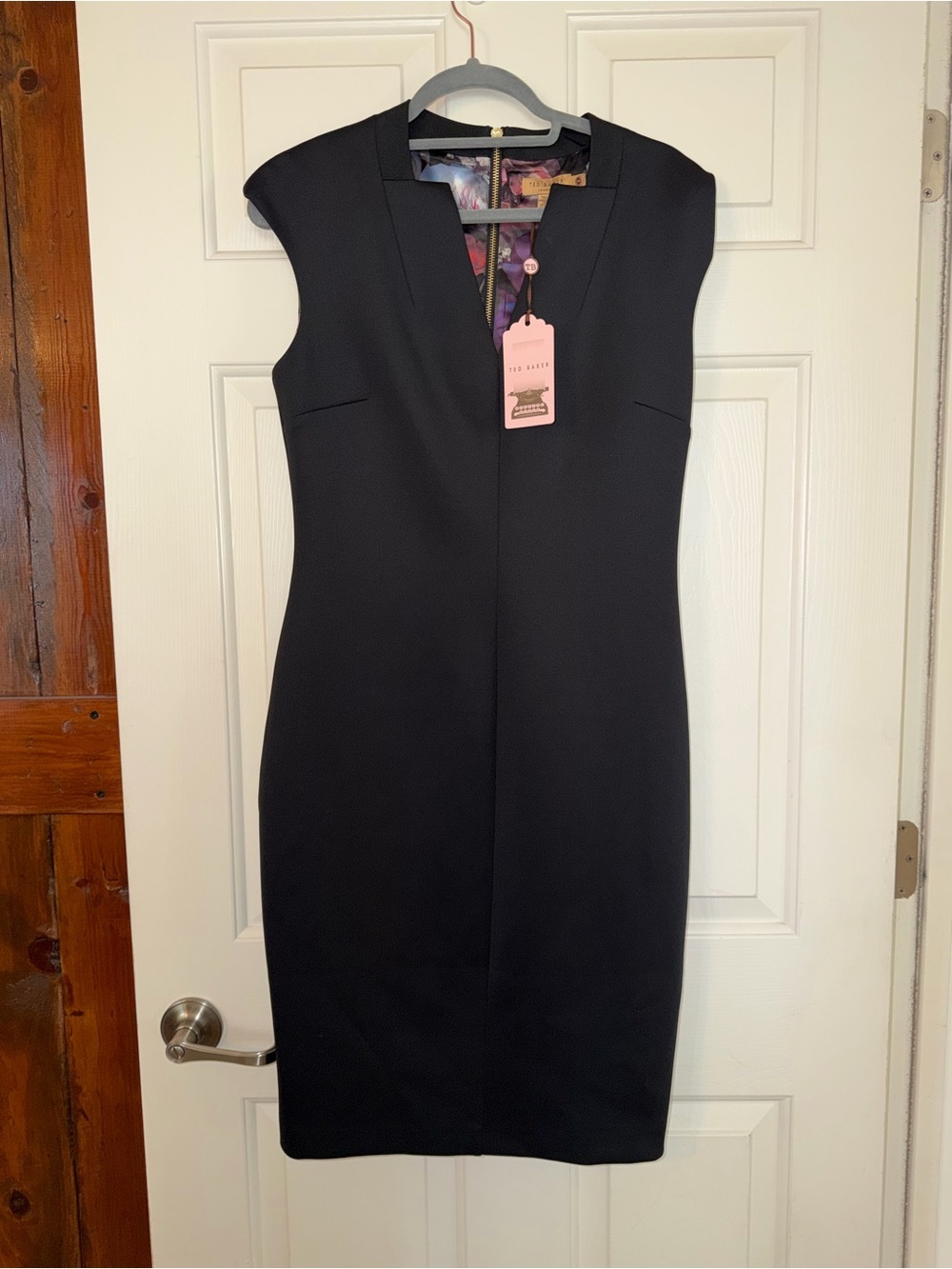 NWT Ted Baker Black Suit Dress - size 4
